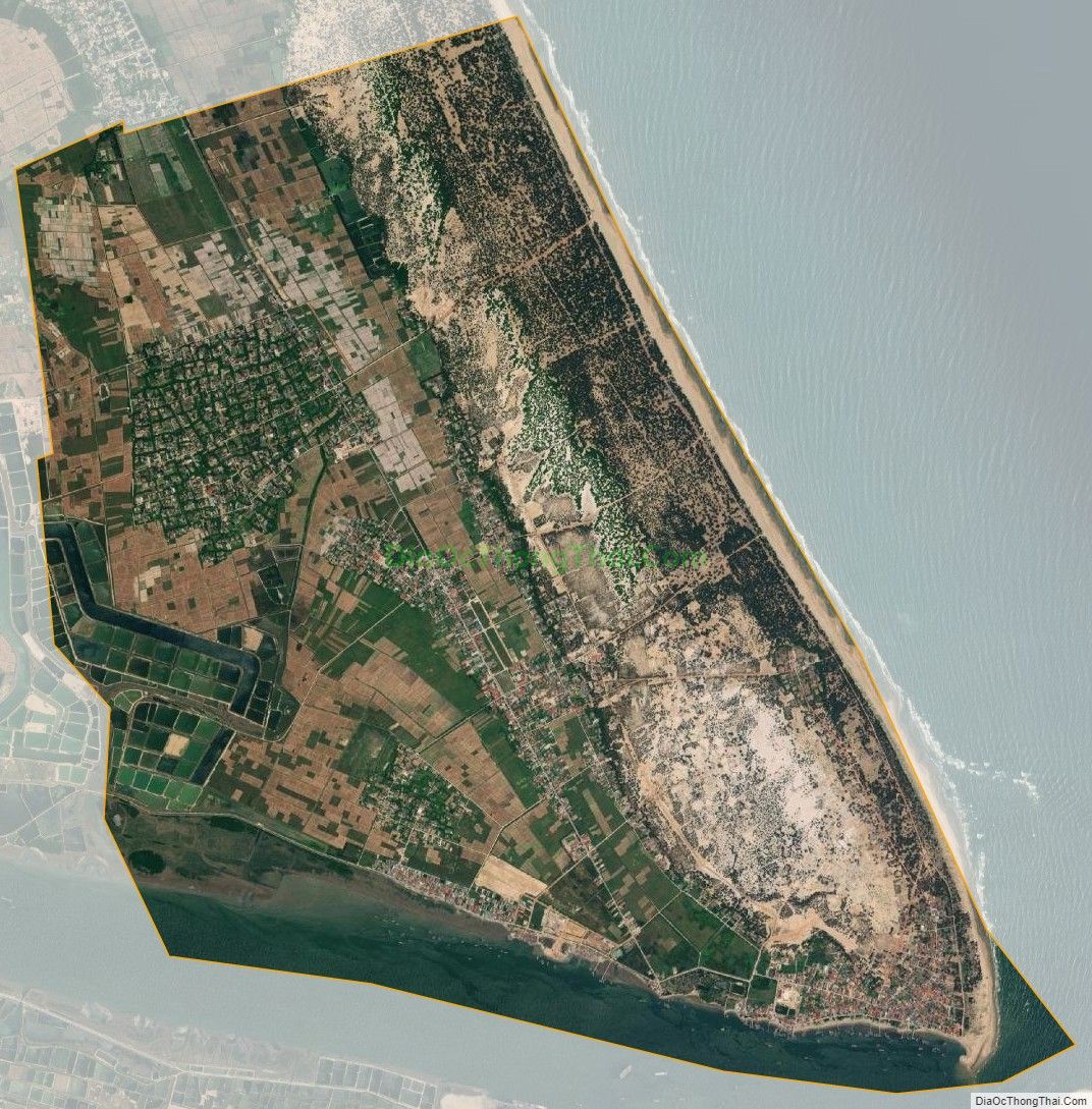 Bản đồ vệ tinh phường Quảng Phúc, thị xã Ba Đồn