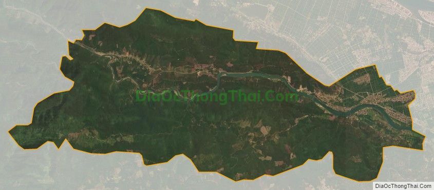 Bản đồ vệ tinh xã Quảng Sơn, thị xã Ba Đồn