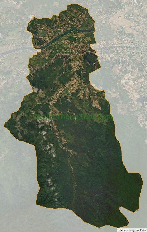 Bản đồ vệ tinh xã Hưng Trạch, huyện Bố Trạch