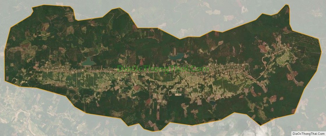 Bản đồ vệ tinh xã Lâm Trạch, huyện Bố Trạch