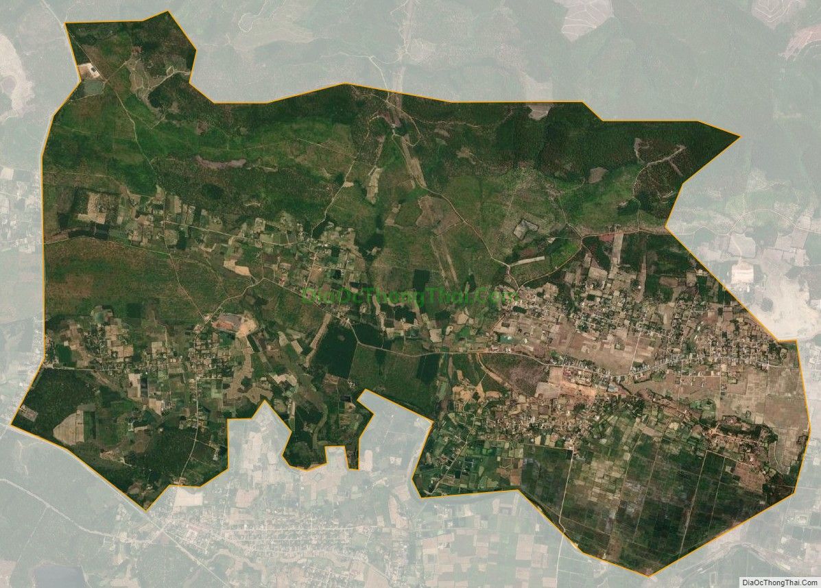 Bản đồ vệ tinh xã Sơn Lộc, huyện Bố Trạch