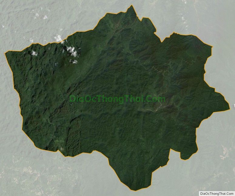 Bản đồ vệ tinh xã Tân Trạch, huyện Bố Trạch