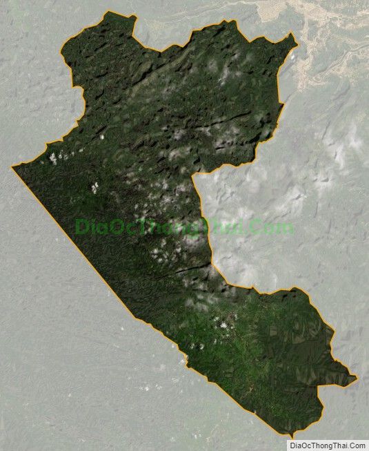 Bản đồ vệ tinh xã Thượng Trạch, huyện Bố Trạch