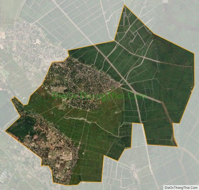 Bản đồ vệ tinh xã Hoa Thủy, huyện Lệ Thủy