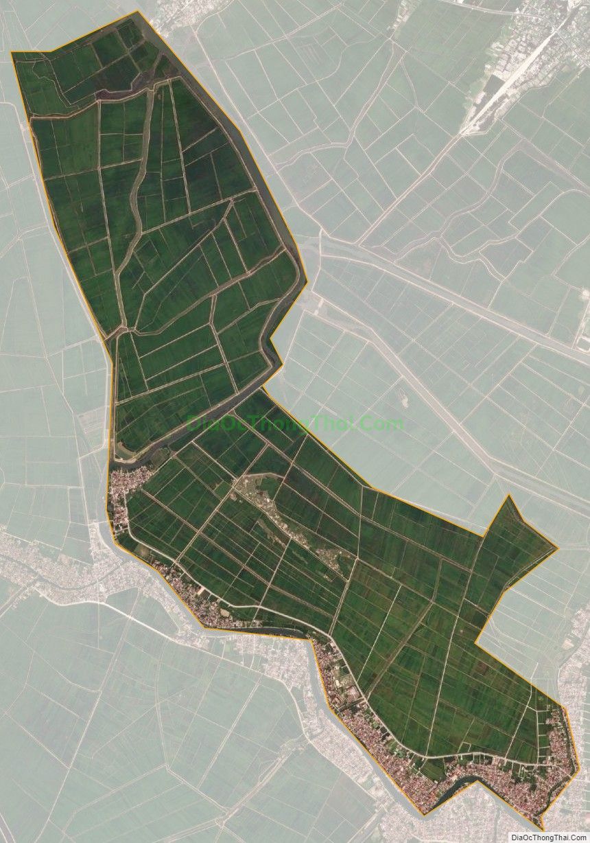 Bản đồ vệ tinh xã Lộc Thủy, huyện Lệ Thủy