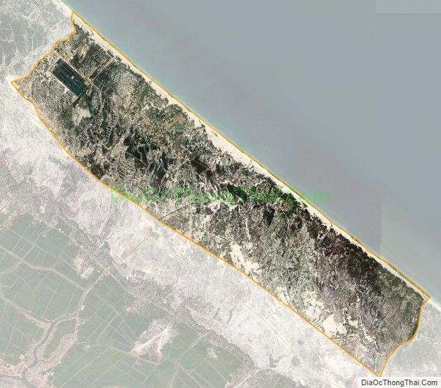 Bản đồ vệ tinh xã Ngư Thủy Bắc, huyện Lệ Thủy