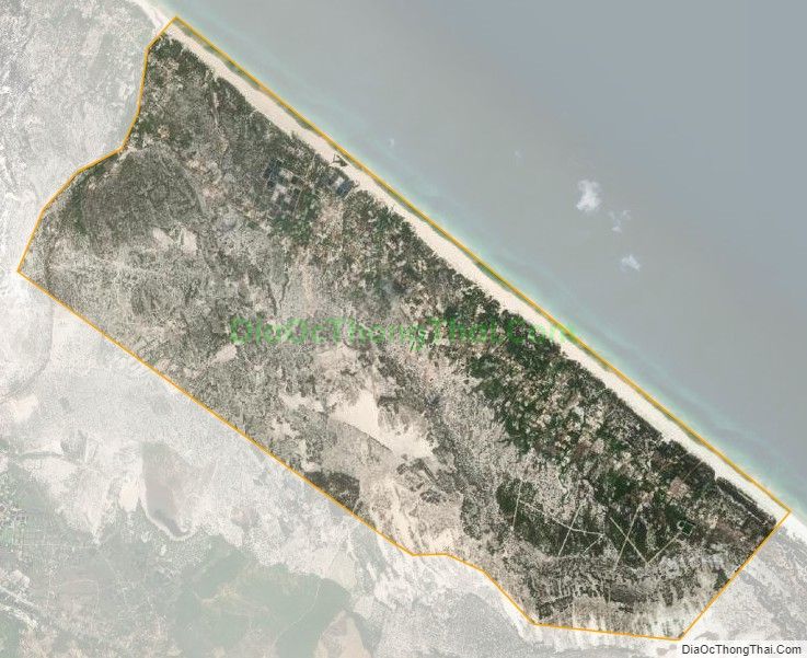 Bản đồ vệ tinh xã Ngư Thủy Trung (cũ), huyện Lệ Thủy