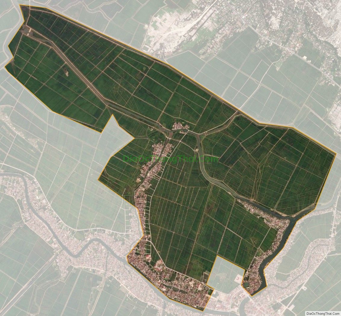 Bản đồ vệ tinh xã Phong Thủy, huyện Lệ Thủy