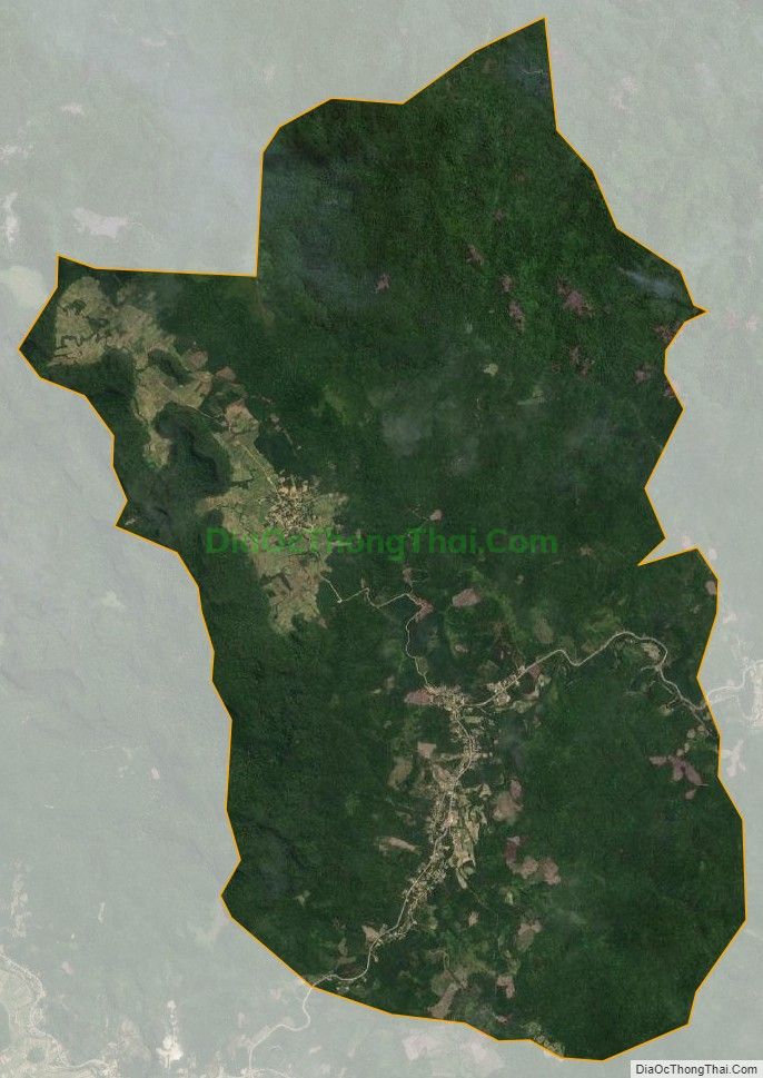 Bản đồ vệ tinh xã Hóa Phúc, huyện Minh Hóa