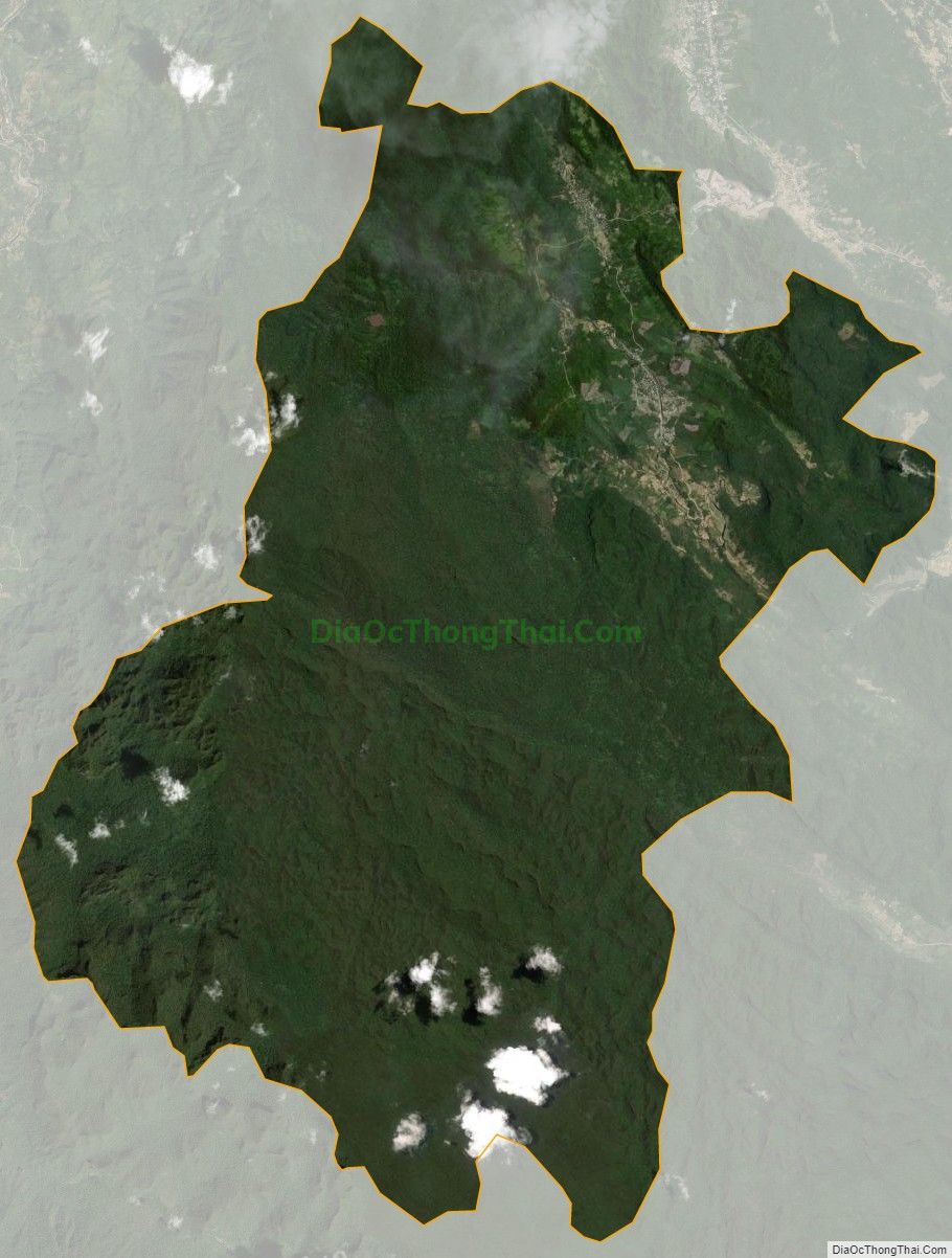 Bản đồ vệ tinh xã Hóa Sơn, huyện Minh Hóa