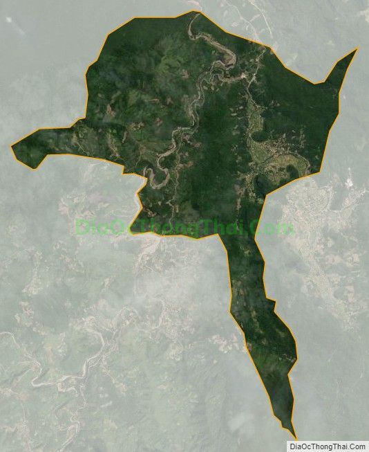 Bản đồ vệ tinh xã Hóa Thanh, huyện Minh Hóa