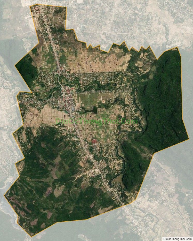 Bản đồ vệ tinh Thị trấn Quy Đạt, huyện Minh Hóa