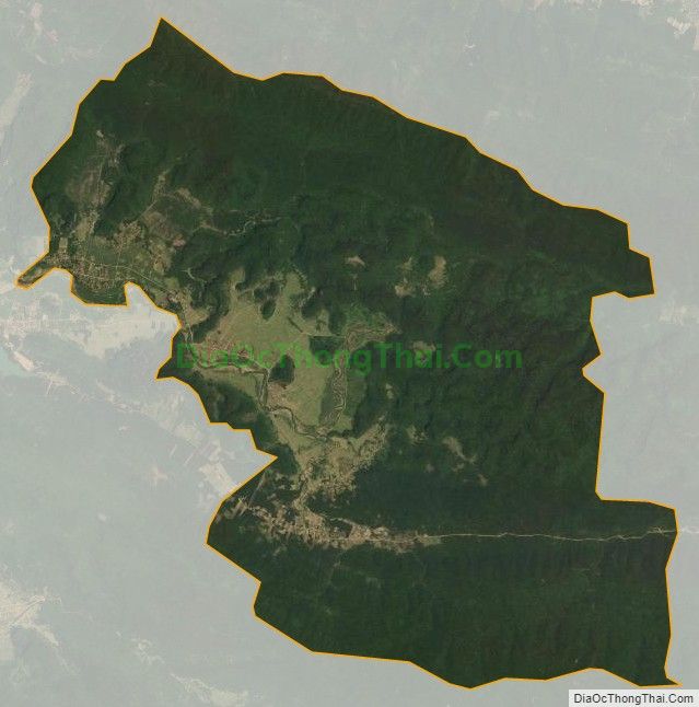 Bản đồ vệ tinh xã Tân Hóa, huyện Minh Hóa