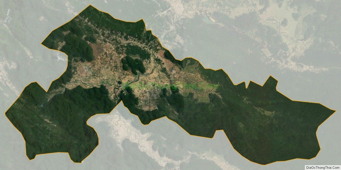 Bản đồ vệ tinh xã Trung Hóa, huyện Minh Hóa