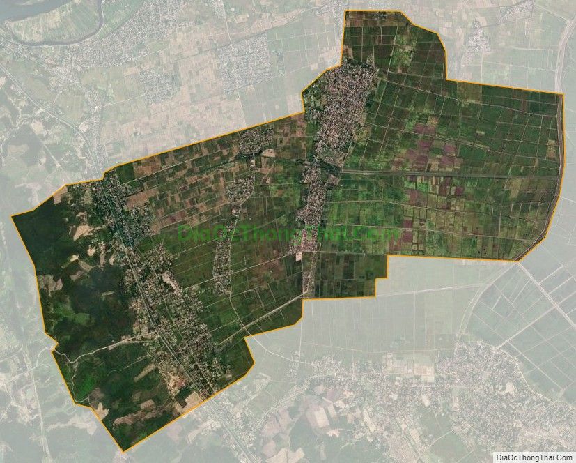 Bản đồ vệ tinh xã An Ninh, huyện Quảng Ninh