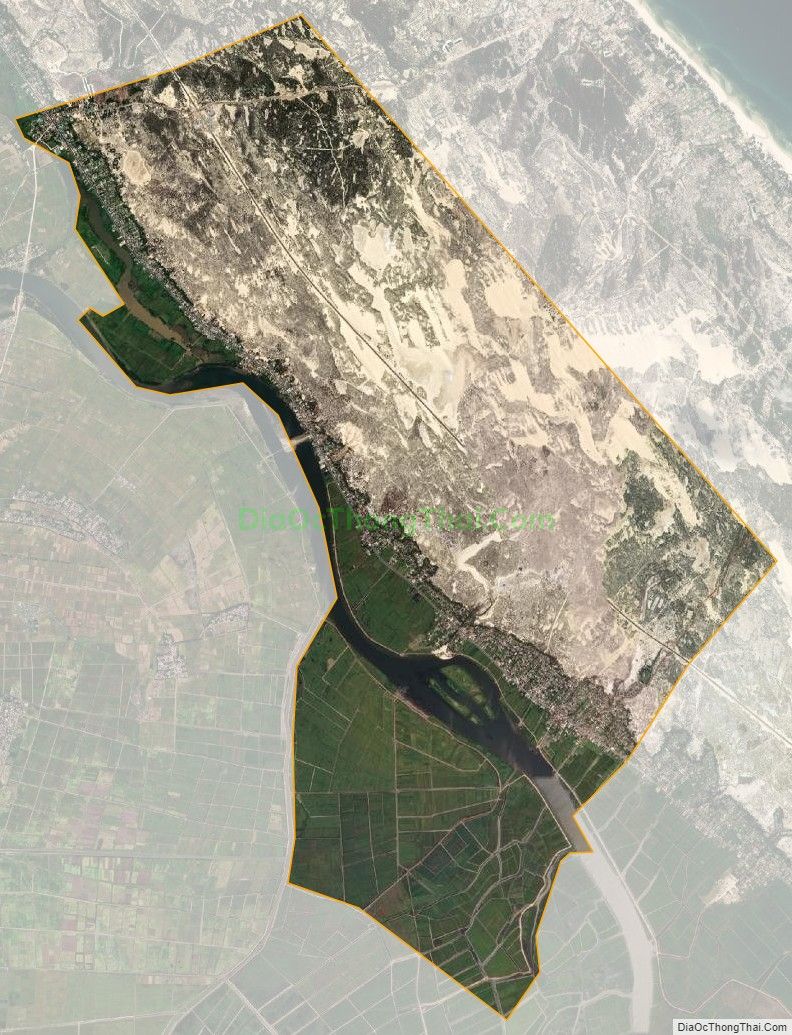 Bản đồ vệ tinh xã Gia Ninh, huyện Quảng Ninh