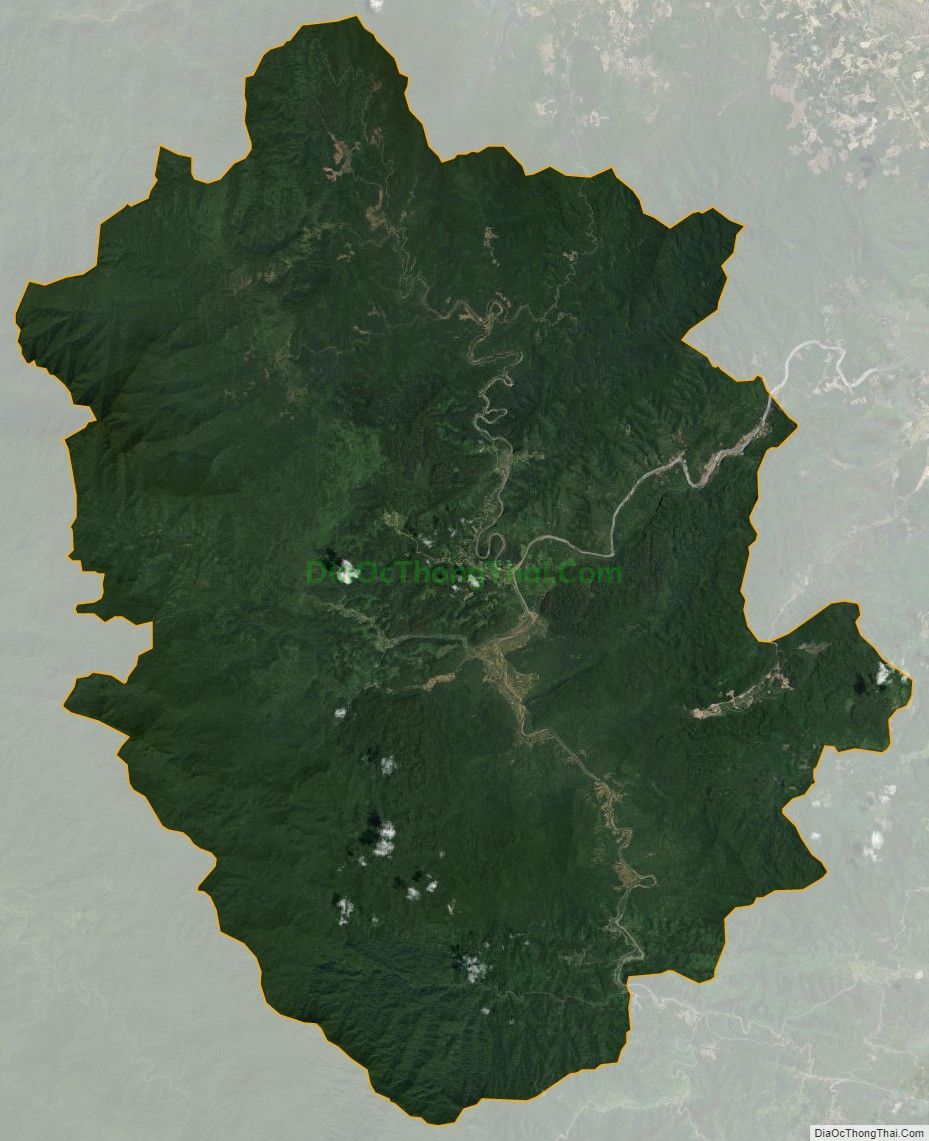 Bản đồ vệ tinh xã Trường Sơn, huyện Quảng Ninh