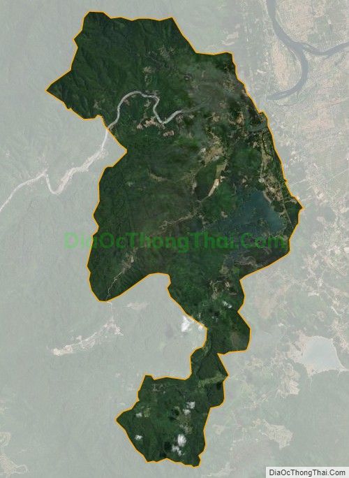 Bản đồ vệ tinh xã Trường Xuân, huyện Quảng Ninh