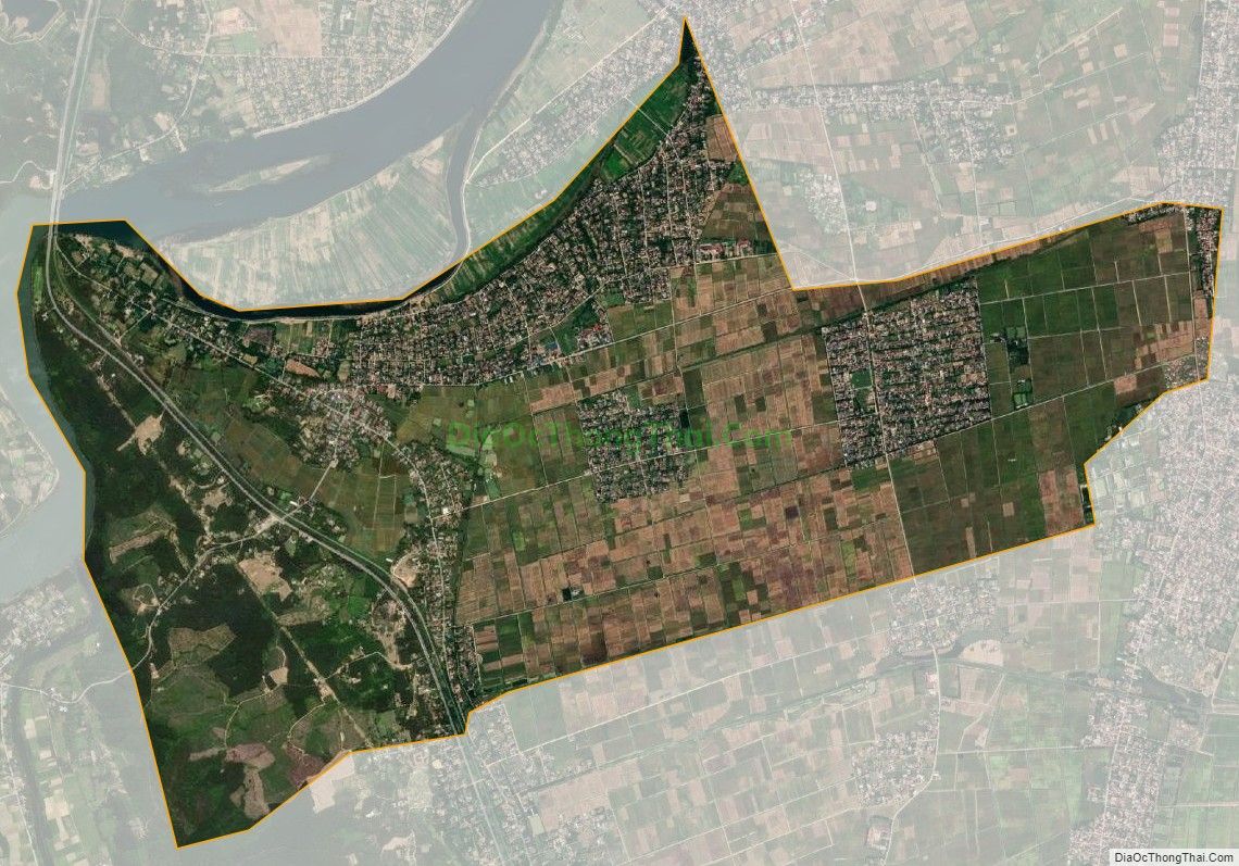 Bản đồ vệ tinh xã Xuân Ninh, huyện Quảng Ninh