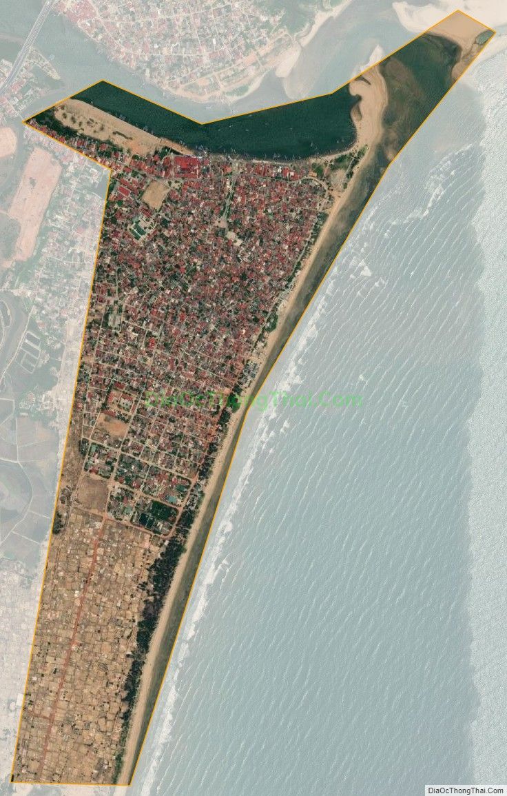 Bản đồ vệ tinh xã Cảnh Dương, huyện Quảng Trạch