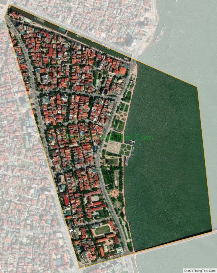 Bản đồ vệ tinh phường Đồng Mỹ (cũ), thành phố Đồng Hới