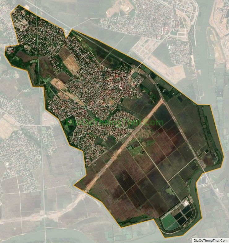 Bản đồ vệ tinh xã Đức Ninh, thành phố Đồng Hới