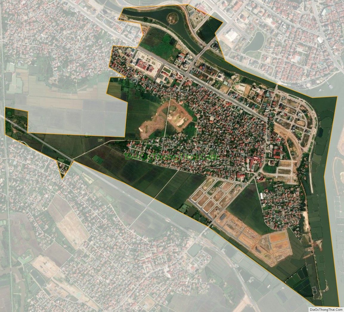 Bản đồ vệ tinh phường Đức Ninh Đông, thành phố Đồng Hới