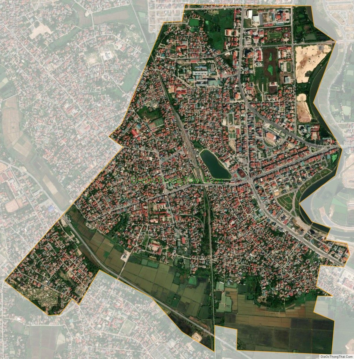 Bản đồ vệ tinh phường Nam Lý, thành phố Đồng Hới