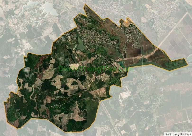 Bản đồ vệ tinh xã Nghĩa Ninh, thành phố Đồng Hới