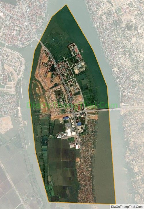Bản đồ vệ tinh phường Phú Hải, thành phố Đồng Hới