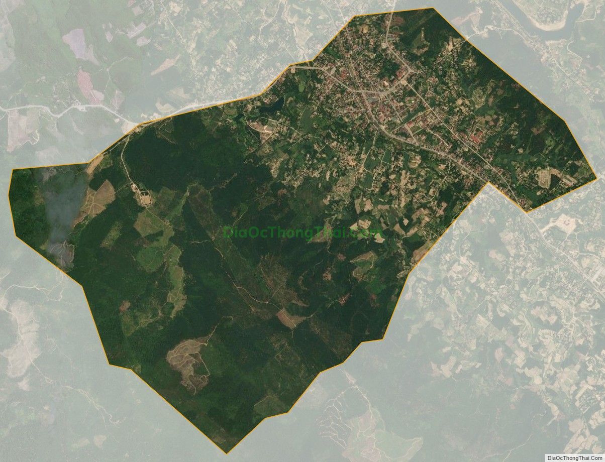 Bản đồ vệ tinh Thị trấn Đồng Lê, huyện Tuyên Hóa