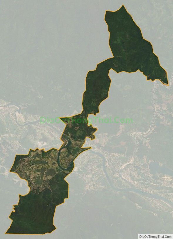Bản đồ vệ tinh xã Đức Hóa, huyện Tuyên Hóa