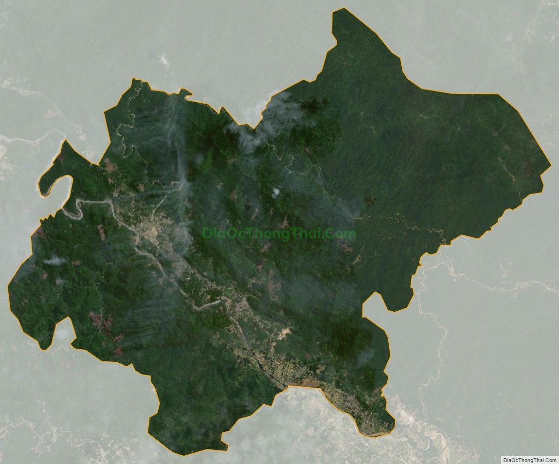 Bản đồ vệ tinh xã Kim Hóa, huyện Tuyên Hóa