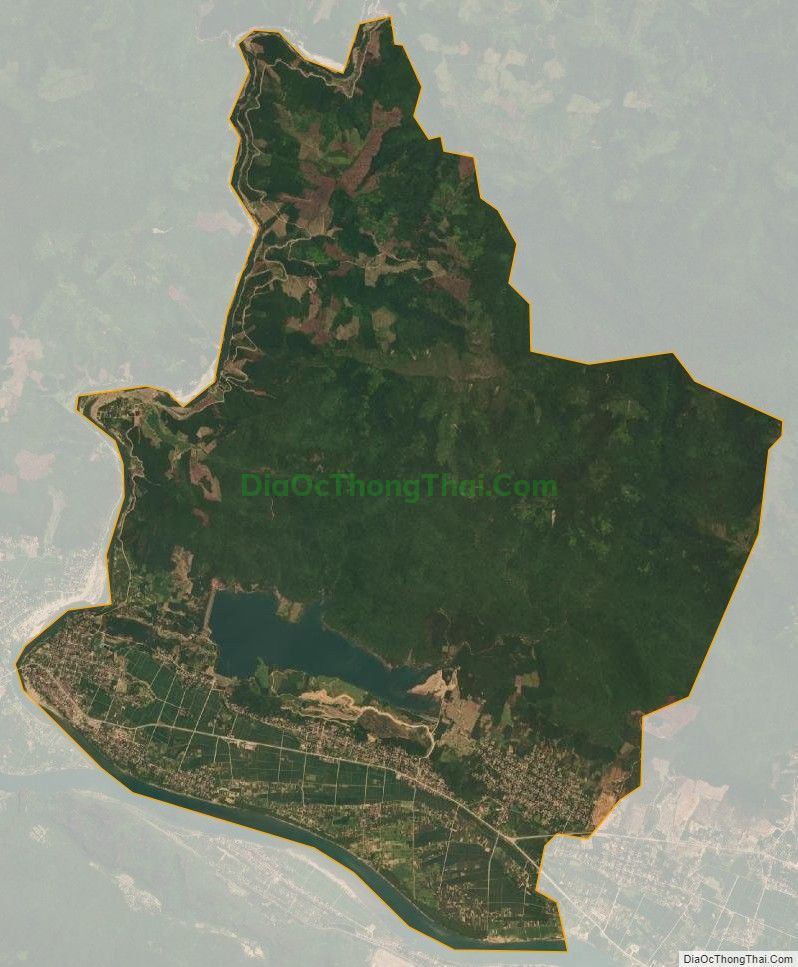 Bản đồ vệ tinh xã Mai Hóa, huyện Tuyên Hóa