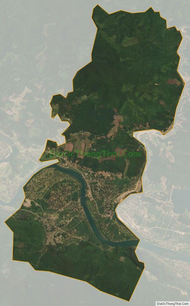 Bản đồ vệ tinh xã Phong Hóa, huyện Tuyên Hóa