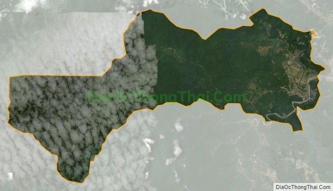 Bản đồ vệ tinh xã Thanh Hóa, huyện Tuyên Hóa