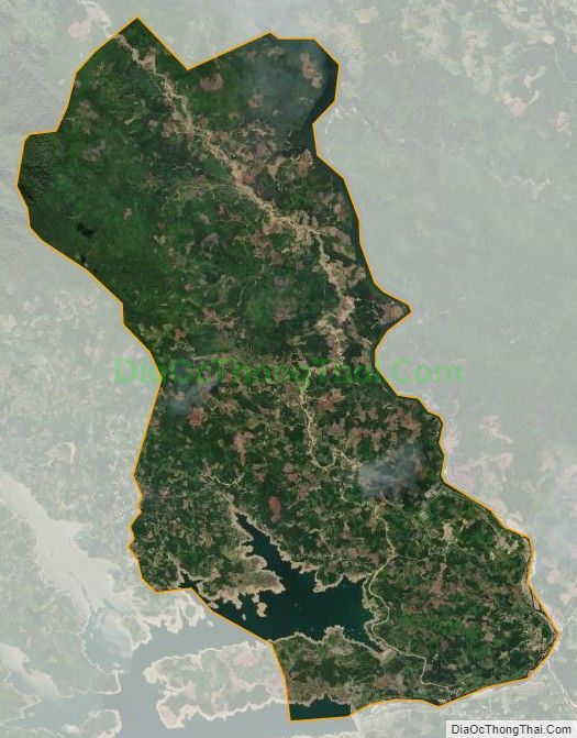 Bản đồ vệ tinh xã Trà Đốc, huyện Bắc Trà My