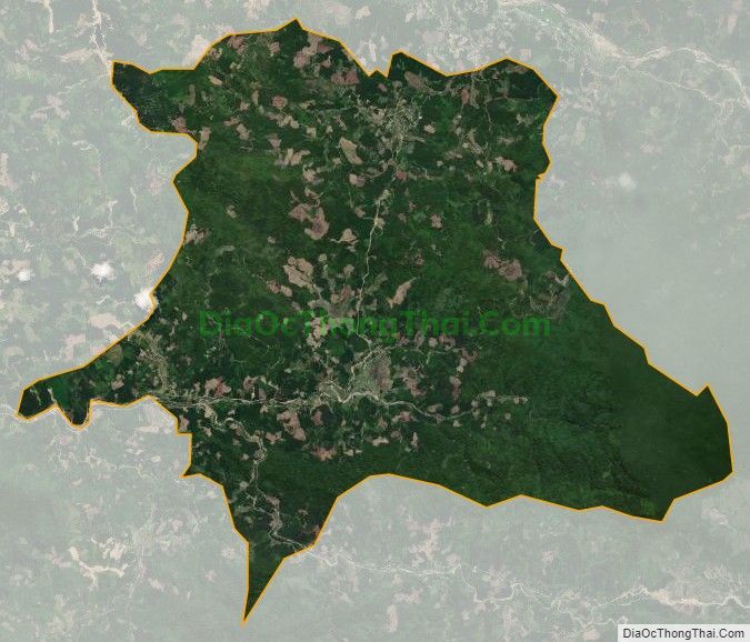 Bản đồ vệ tinh xã Trà Nú, huyện Bắc Trà My
