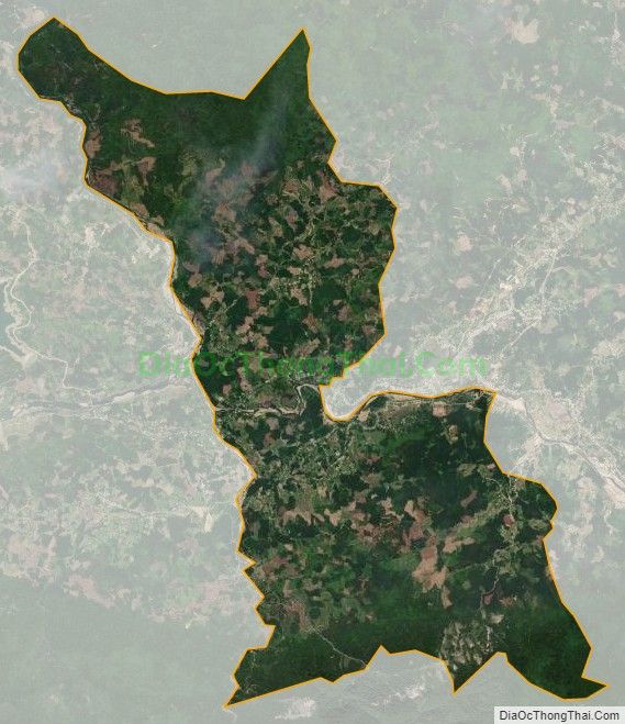 Bản đồ vệ tinh xã Trà Sơn, huyện Bắc Trà My