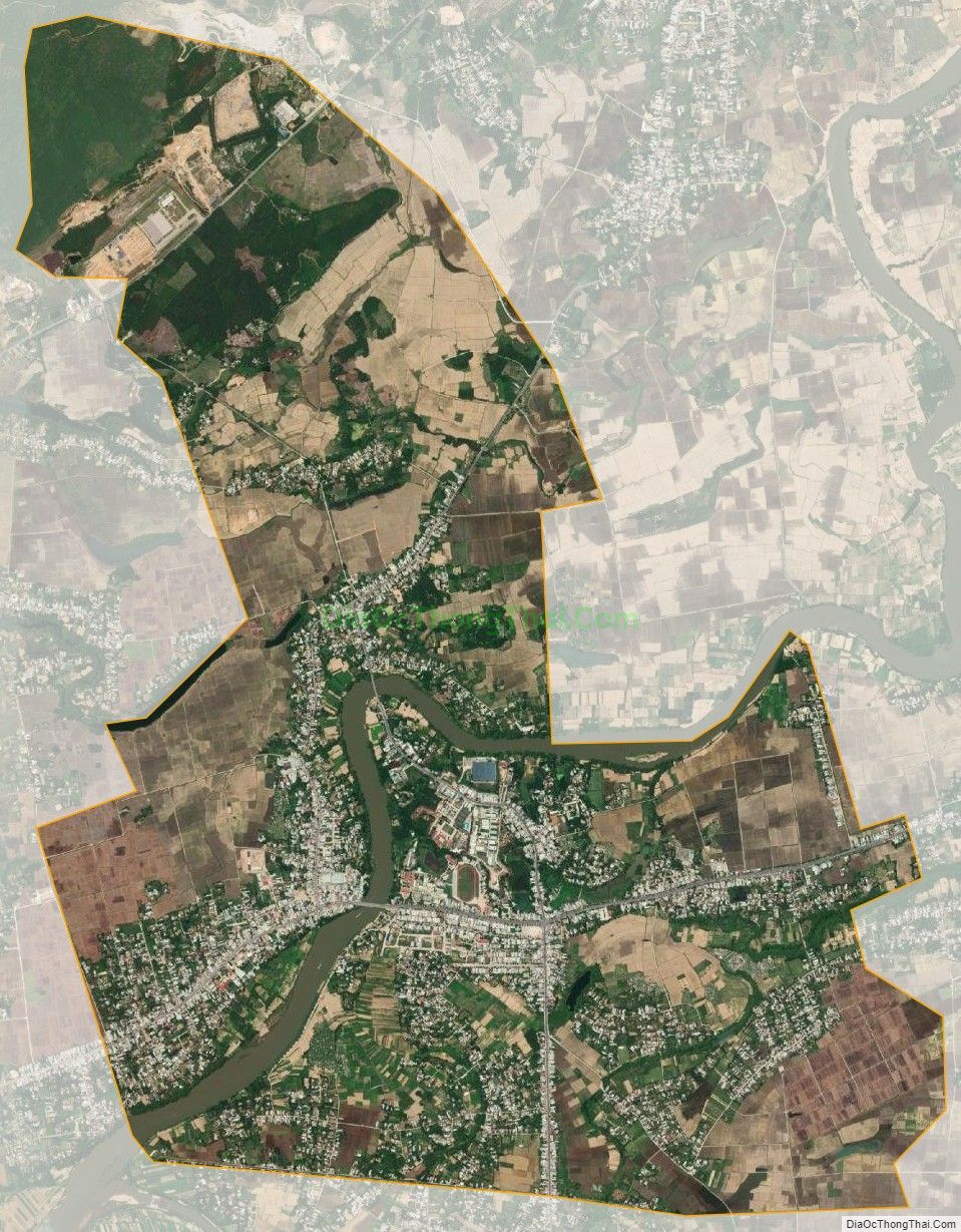 Bản đồ vệ tinh Thị trấn Ái Nghĩa, huyện Đại Lộc