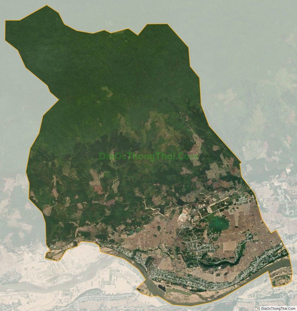 Bản đồ vệ tinh xã Đại Đồng, huyện Đại Lộc