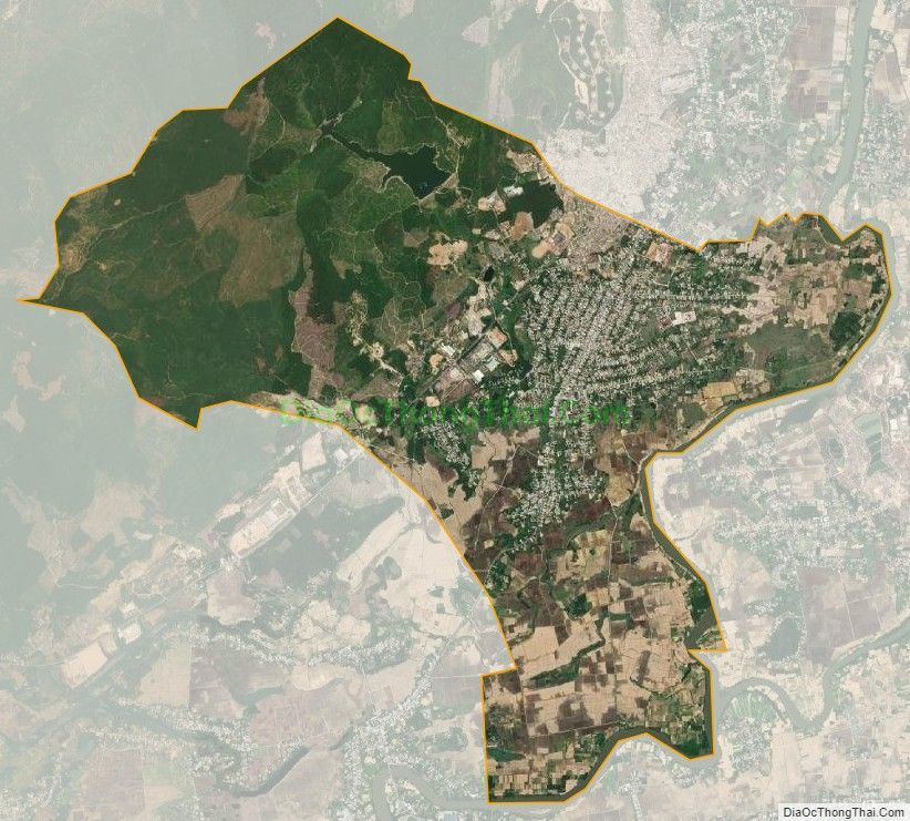 Bản đồ vệ tinh xã Đại Hiệp, huyện Đại Lộc