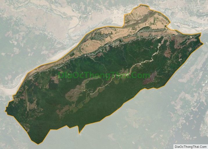 Bản đồ vệ tinh xã Đại Hồng, huyện Đại Lộc