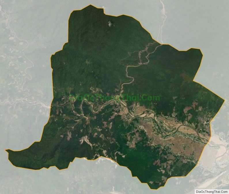 Bản đồ vệ tinh xã Đại Hưng, huyện Đại Lộc