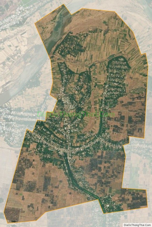 Bản đồ vệ tinh xã Đại Minh, huyện Đại Lộc
