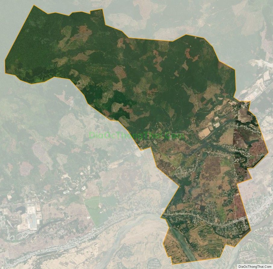 Bản đồ vệ tinh xã Đại Nghĩa, huyện Đại Lộc