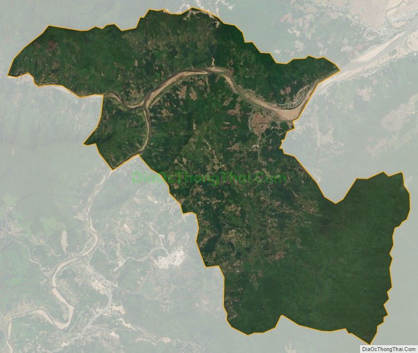 Bản đồ vệ tinh xã Đại Sơn, huyện Đại Lộc