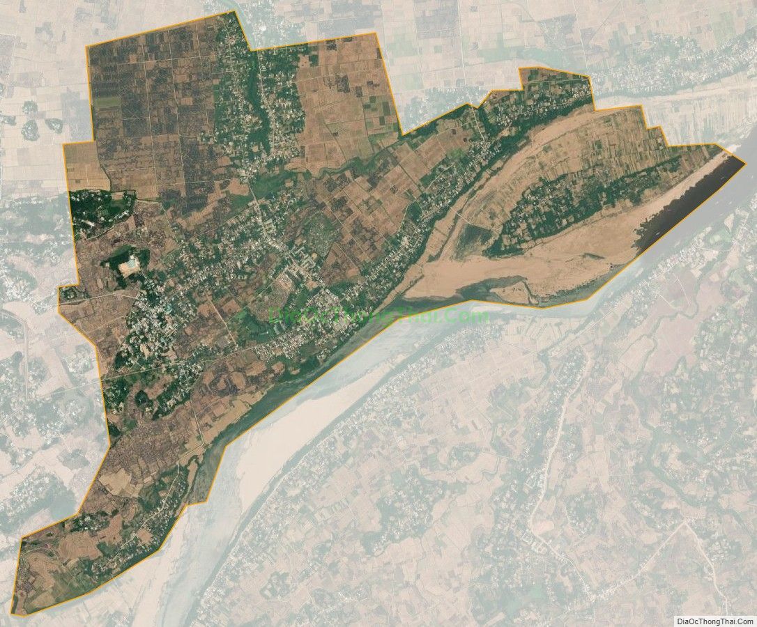Bản đồ vệ tinh xã Đại Thắng, huyện Đại Lộc