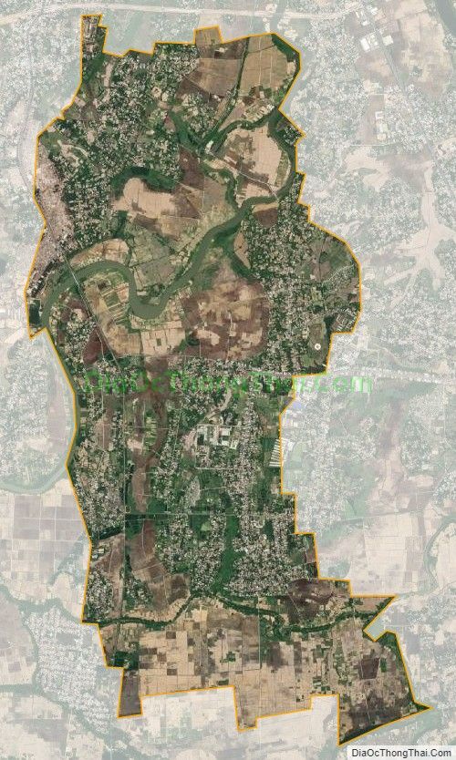 Bản đồ vệ tinh xã Điện Hòa, thị xã Điện Bàn