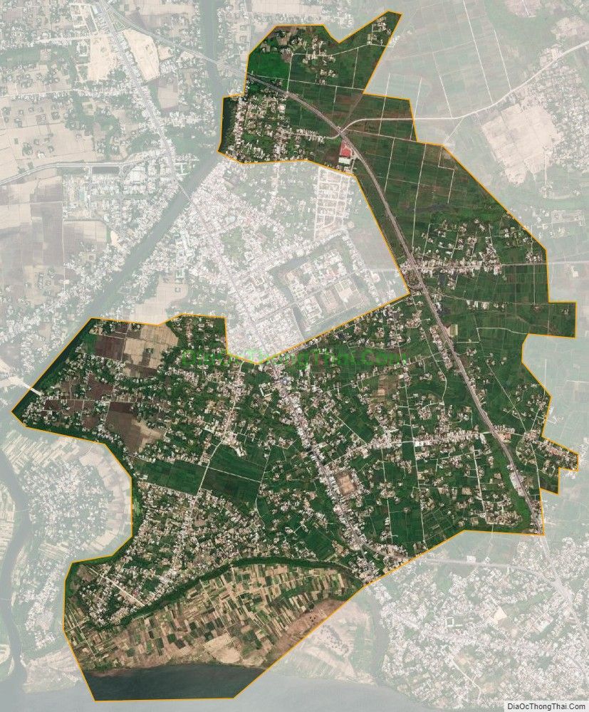 Bản đồ vệ tinh xã Điện Minh, thị xã Điện Bàn
